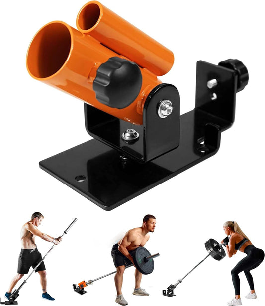 Deluxe T Bar Row Platform Landmine Attachments – Full 360° Swivel & Easy to Install – Fits 1" Standard and 2" Olympic Bars