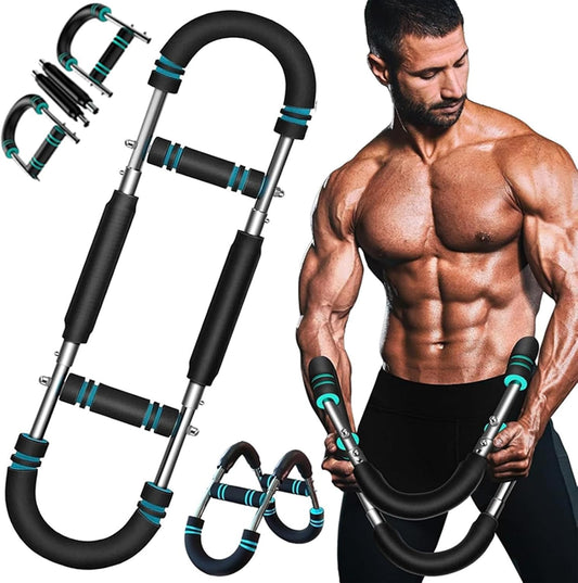 Shaker Twister Arm Trainer,U-Shape Twister Arm Exerciser,Adjustable Chest Expander,Thigh Master Trainer, Body Strength Fitness Equipment,Shape the Perfect Body for Men